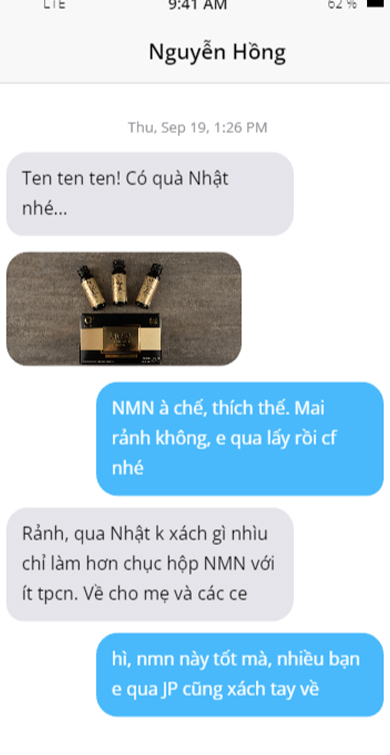 Feedback khách hàng NMN Enso