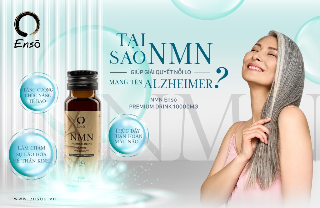 NMN ENSO PREMIUM DRINK 10000MG hỗ trợ phòng ngừa và cải thiện Alzheimer